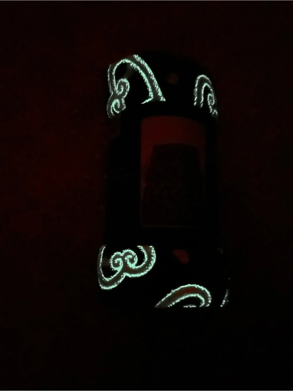Glow in the Dark Hearts Plush Throw Blanket